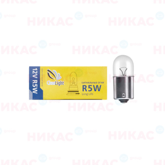 Clearlight R5W 12V BA15s