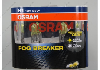 Osram - H1 -12v 55w - P14.5s FOG BREAKER DuoBox (62150FBR_DuoBox)