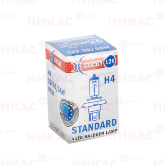 XENITE H4 STANDARD (P43t) 12V